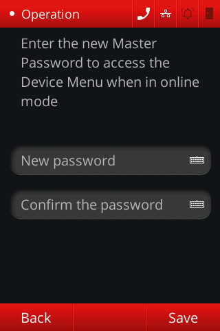 Master Password